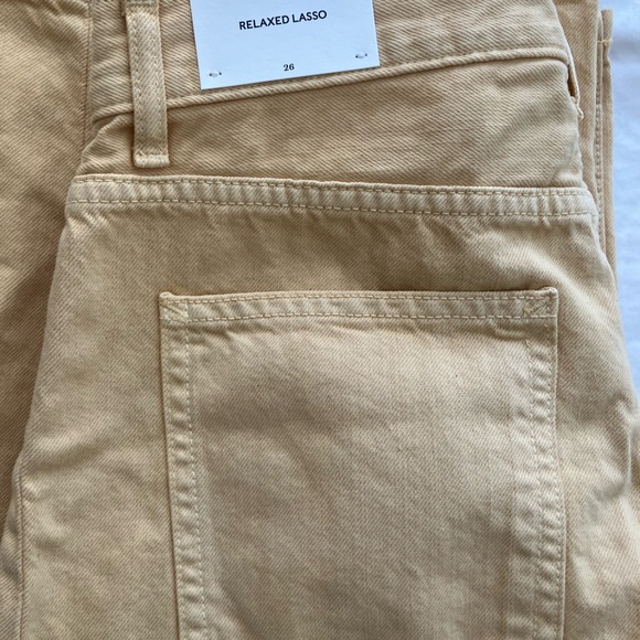 B sides lasso jean in yellow overdue NWT - Picture 4 of 7